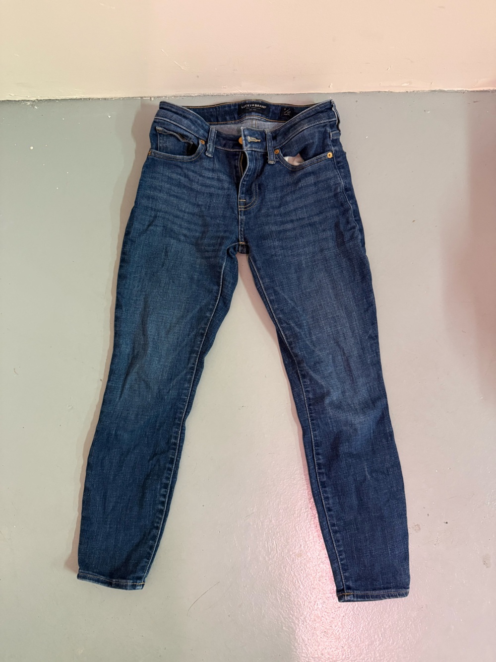 Lucky Brand Women's Lolita Skinny Dark Blue Jeans